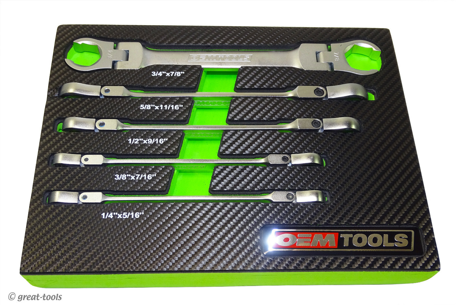 FLEX HEAD FLARE NUT WRENCH SET, STANDARD, SAE – line wrenches – automotive tools