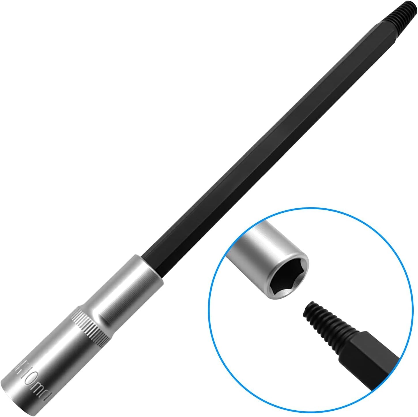 ZKTOOL 2PCS Broken Spark Plug Removal Kit, Broken Wire Extractor, 5-8MM
