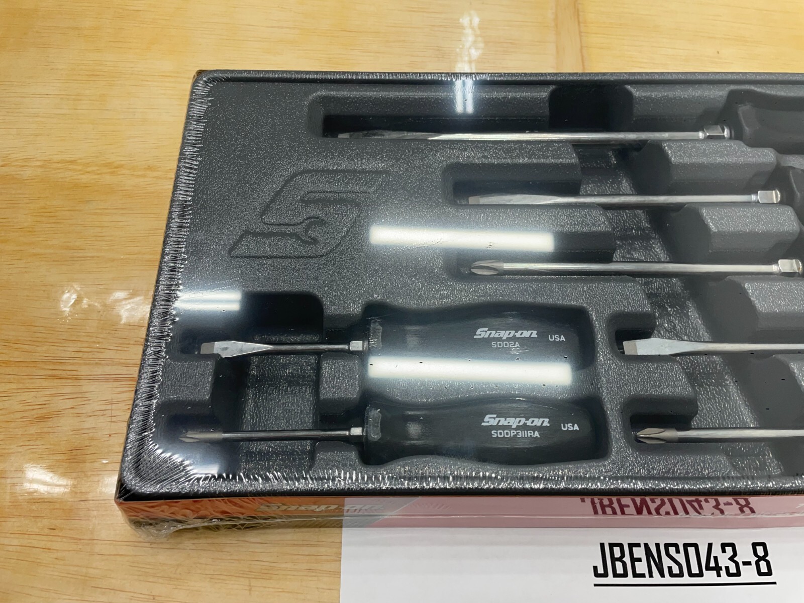 Snap-on Tools USA NEW 7pc BLACK Hard Grip Combination Screwdriver Set SDDX70A