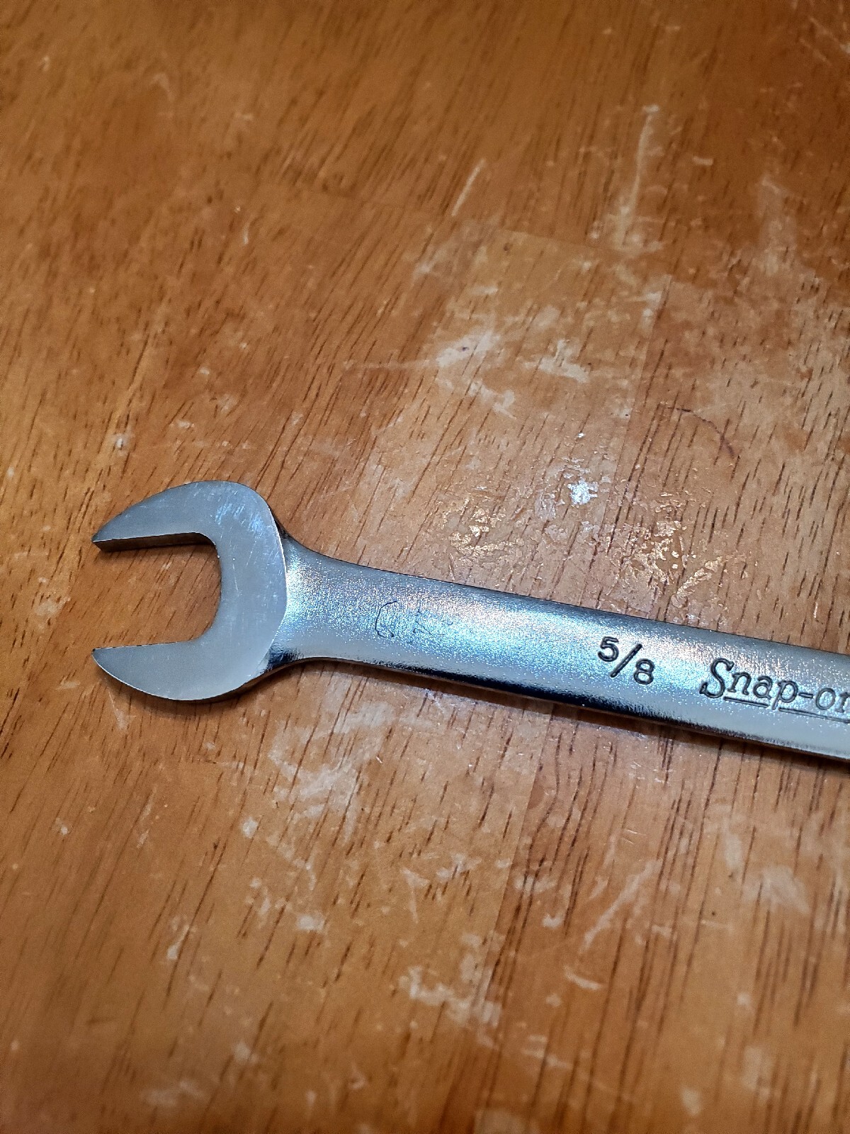 Snap On 5/8-11/16 Low Torque Slime Line Open End Wrench LTA2022