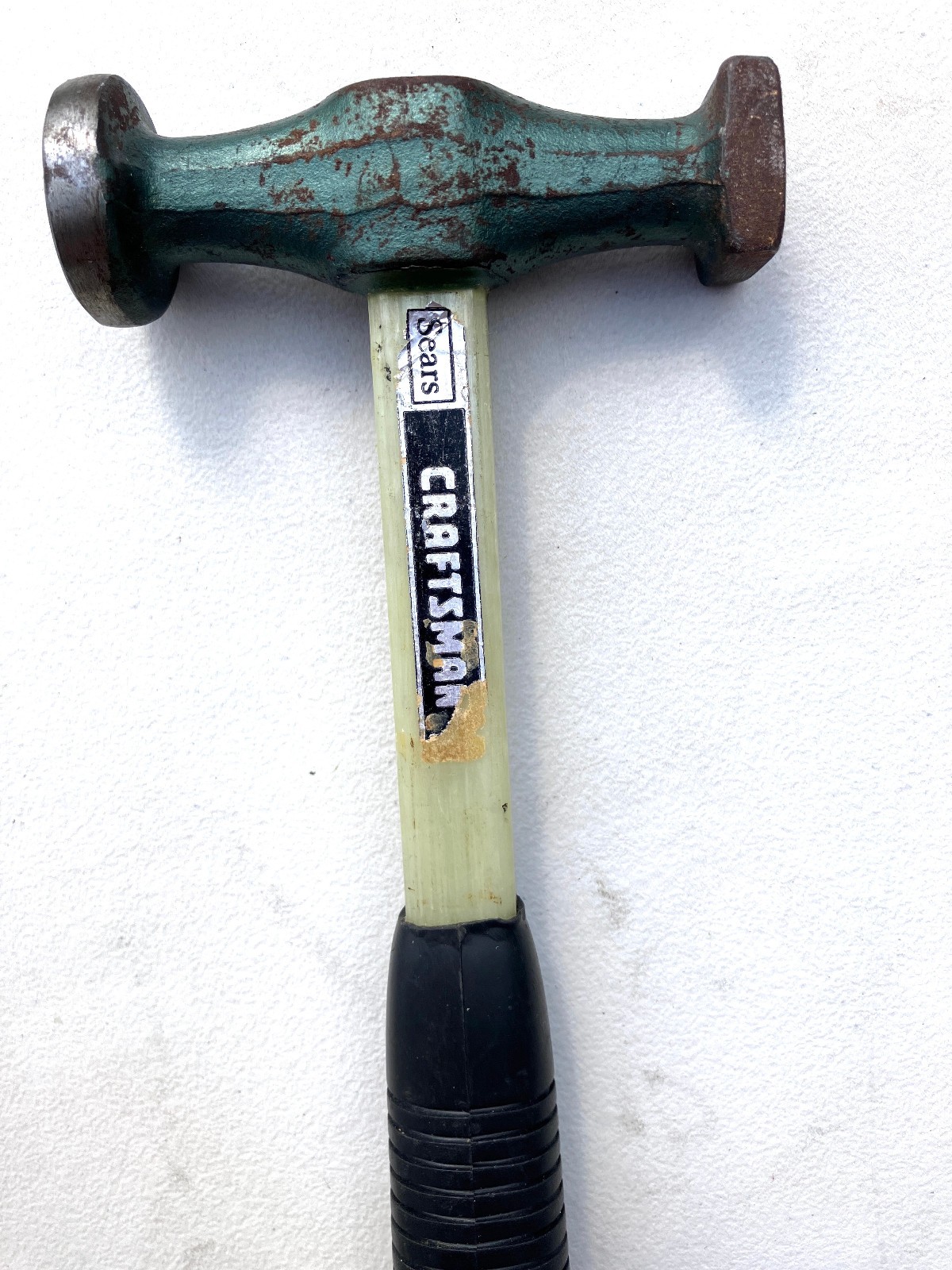 USED Sears Craftsman 10.5 in auto body repair hammer fiberglass handle 10 1/2″