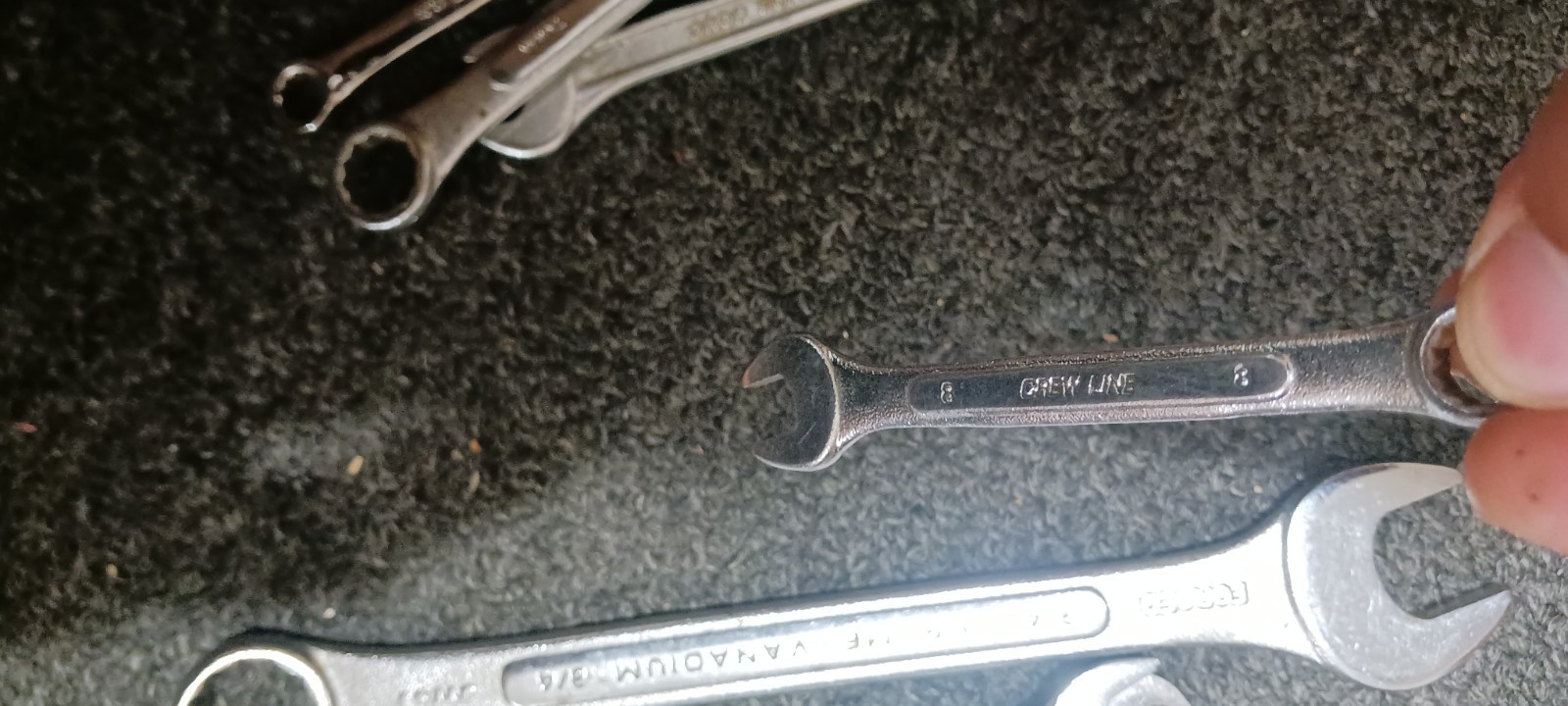 craftsman And Forged combination wrench lot usa Mixed Size (15) Pieces