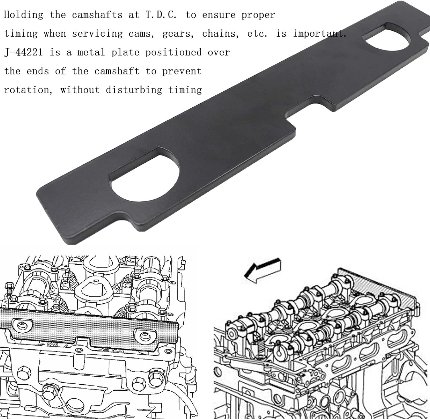 J-44221 Camshaft Holding/Retaining Tool for Chevrolet Colorado GMC Canyon GMT360