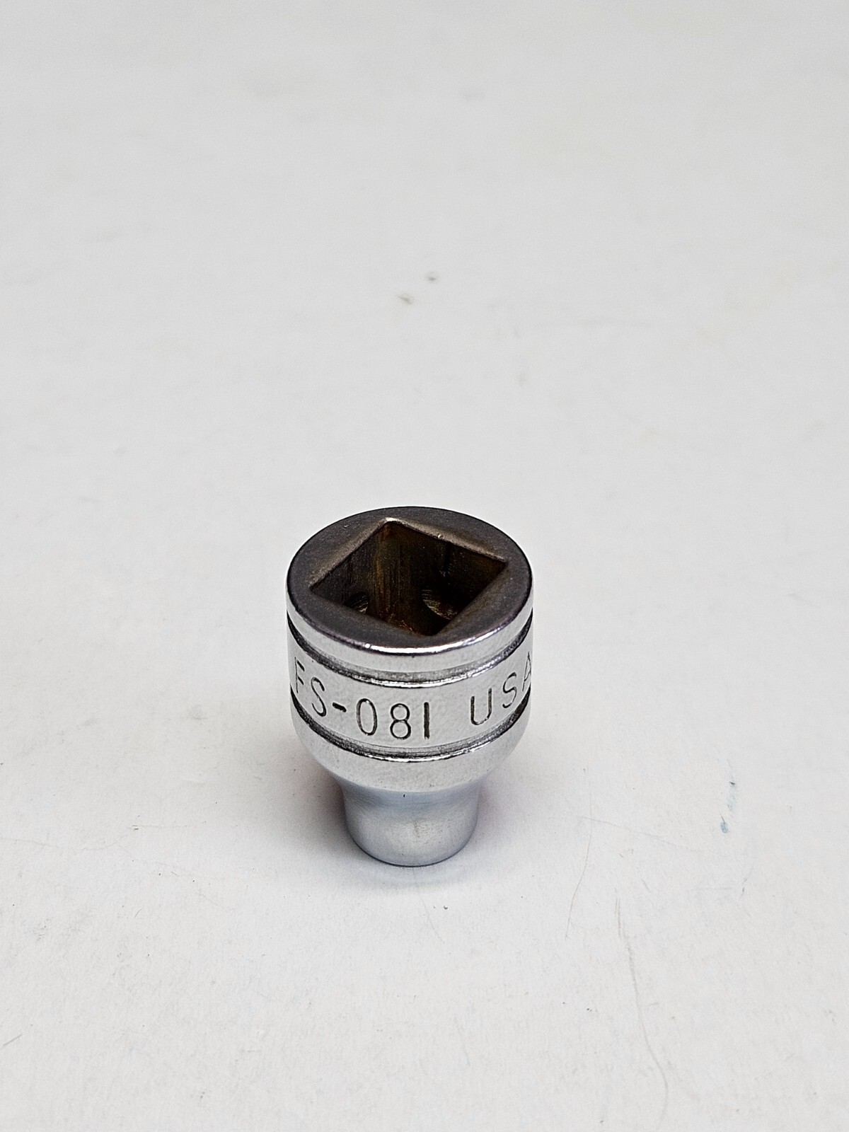 Snap-On FS-081 1/4 Vintage 6pt Shallow Socket 3/8-drive USA