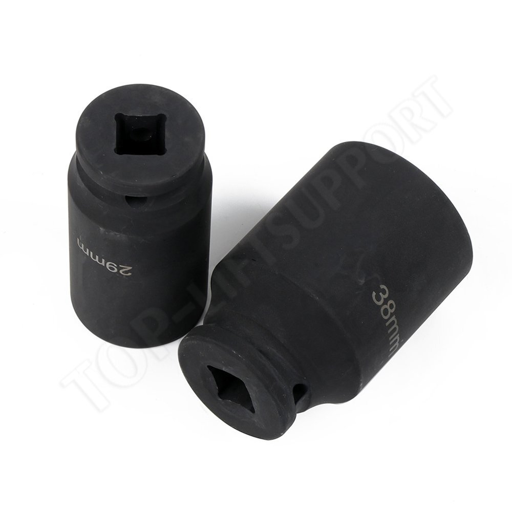 9 PCS Deep Impact Socket Kit 1/2″ Drive Metric Axle Hub Nut Socket 29-38mm
