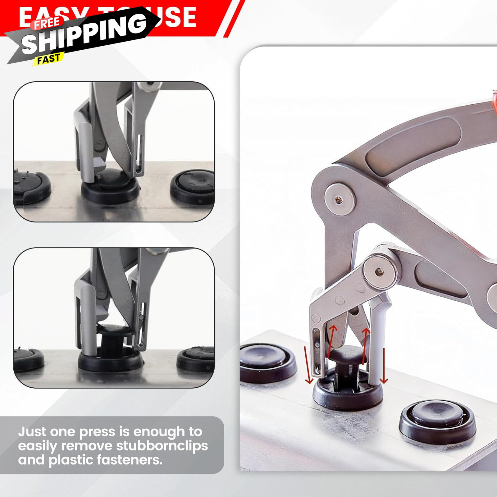 Car Clip Pliers, Panel Removal Tool, Professional Auto 1 Pc