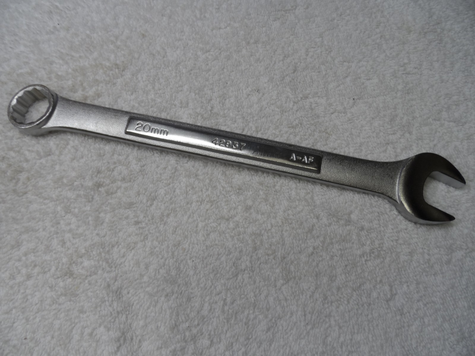 Craftsman Metric MM Combination Wrench, 12pt, 20mm – Part # 42937 A-AF