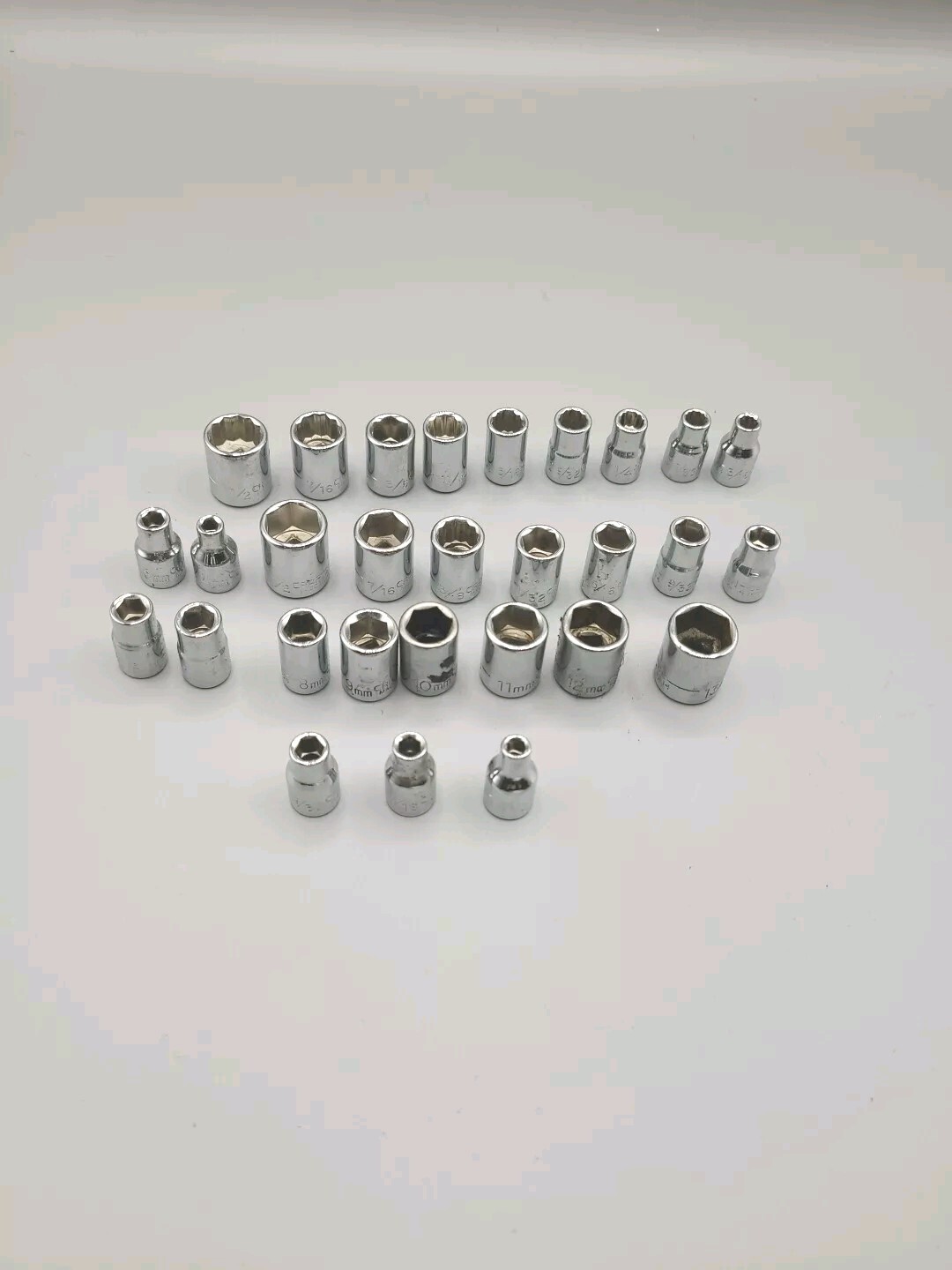 VTG Craftsman 1/4 Inch Drive Set 6 Point And 12 Point 29 Pieces