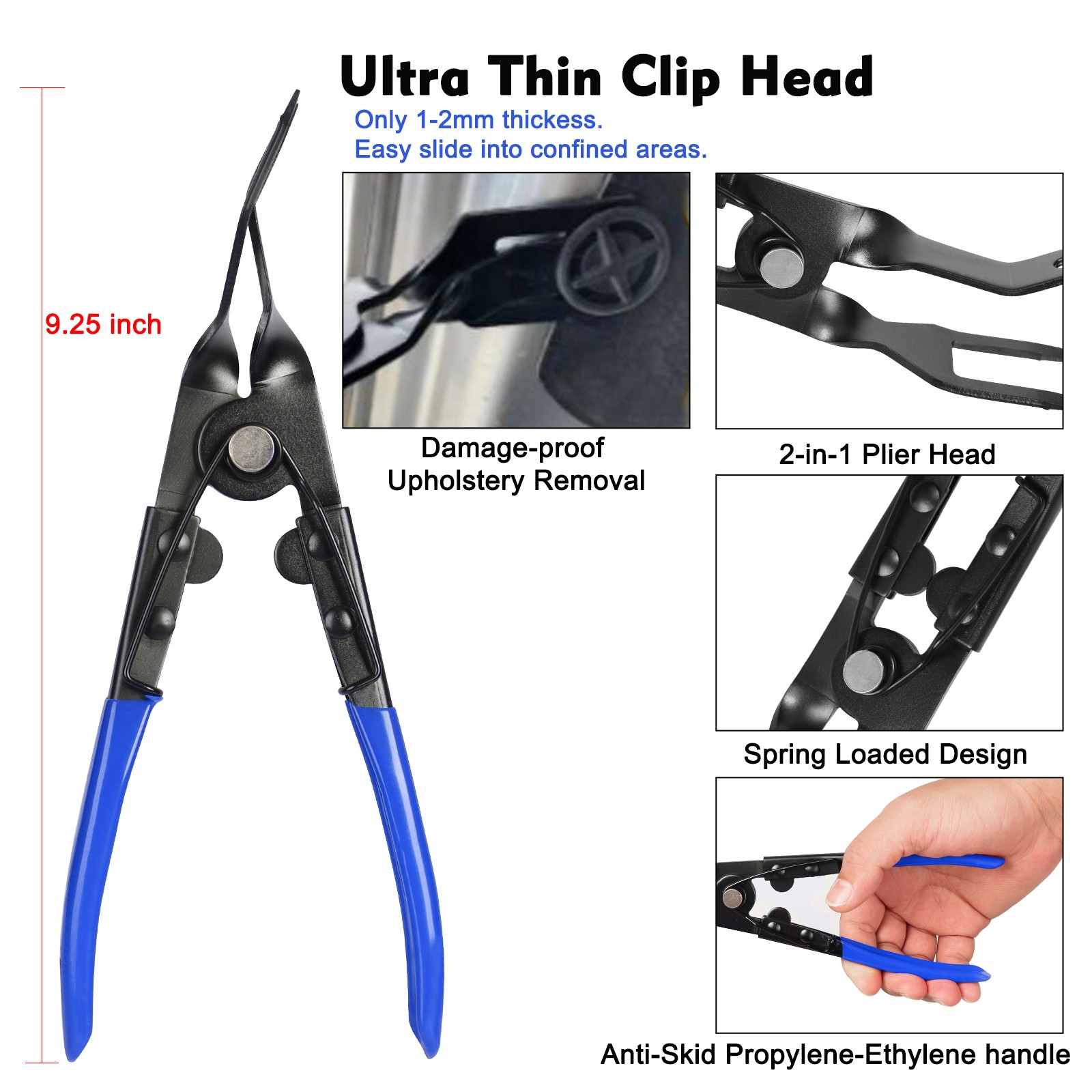 Car Trim Removal Tool 238pcs Molding Pry Kit Auto Panel Door Dash Interior Clip