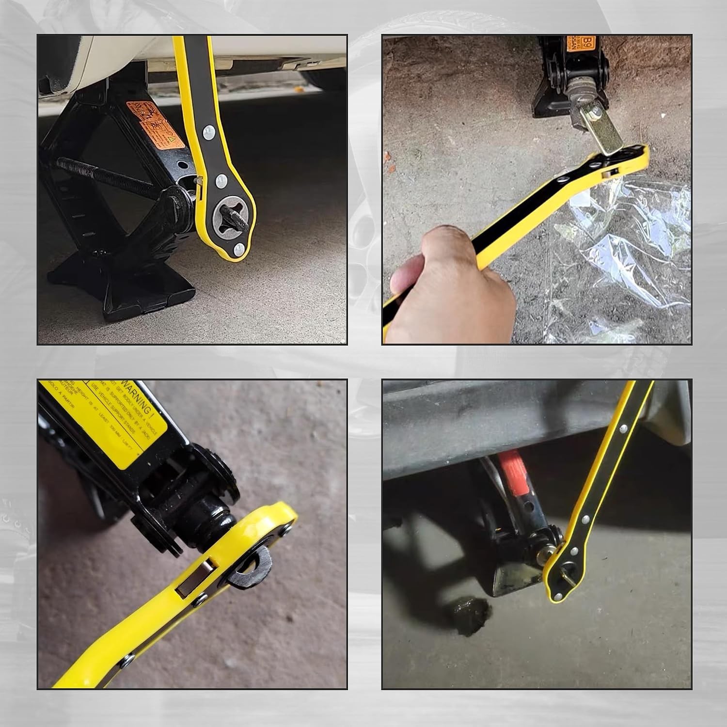 User-Friendly Scissor Jack Ratchet Wrench – Forward-Reversal for Versatile Usage