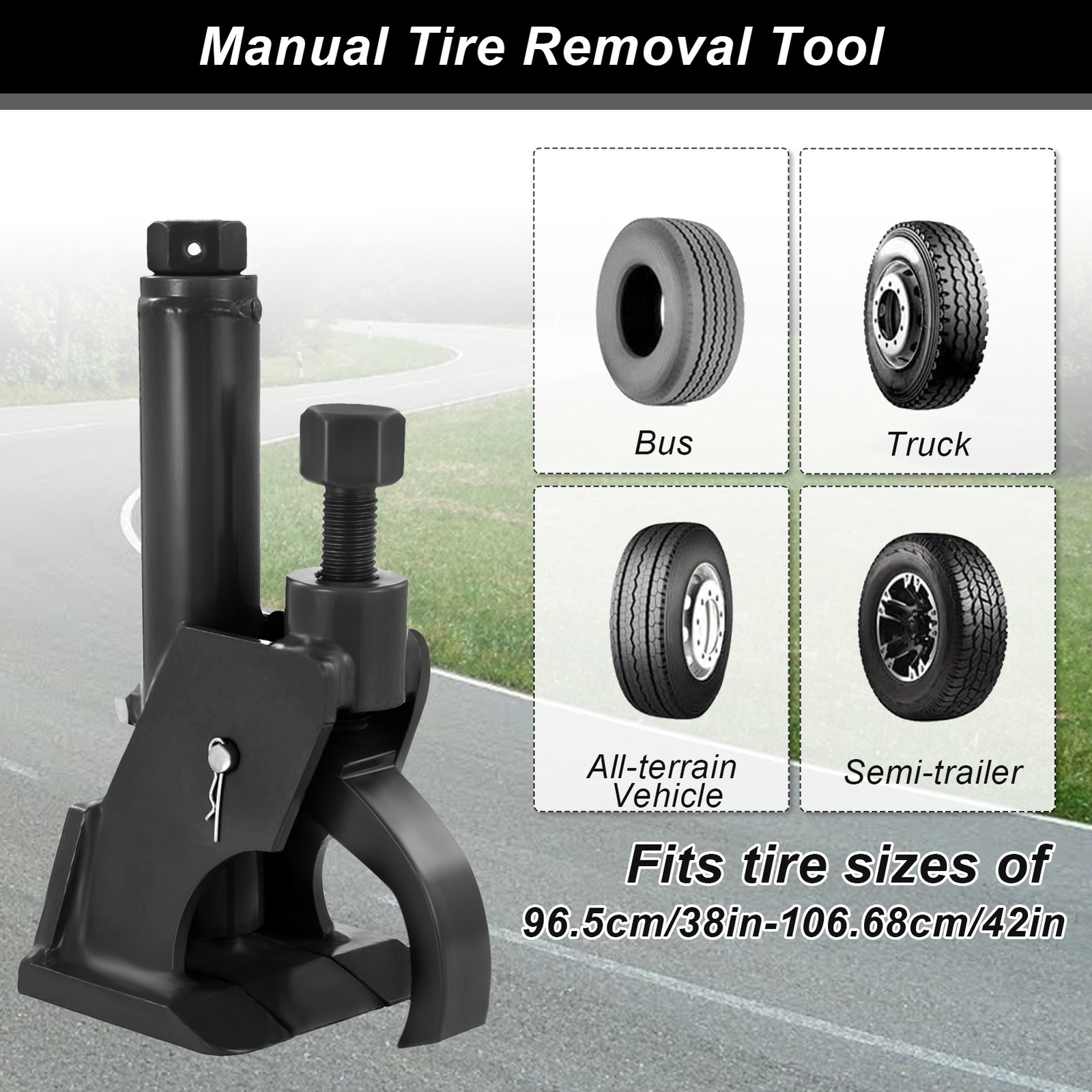 Tractor Manual Tire Bead Breaker Leverage Tool For Small ATV & lawnmower tires