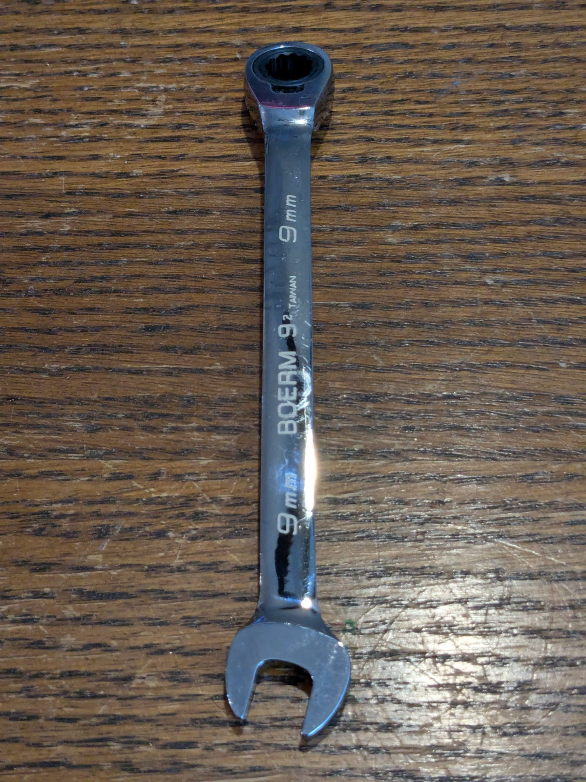 Blue-Point Snap-on 9mm Offset Ratcheting Combination Wrench 12pt BOERM 9
