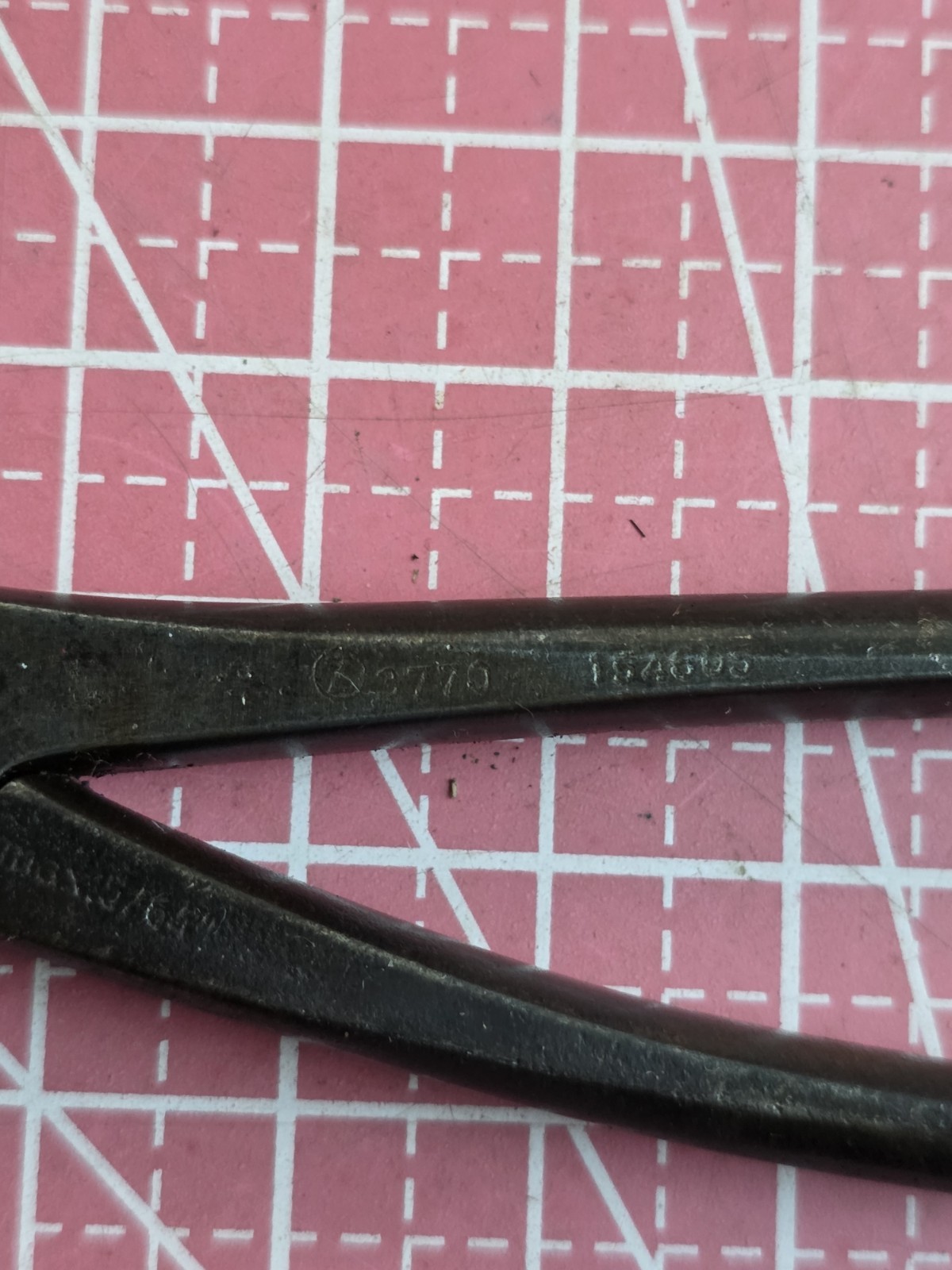 Vintage 1900s Zangen Union Germany Piano Wire Cutters Max 5/64 Size 26 27 24 18