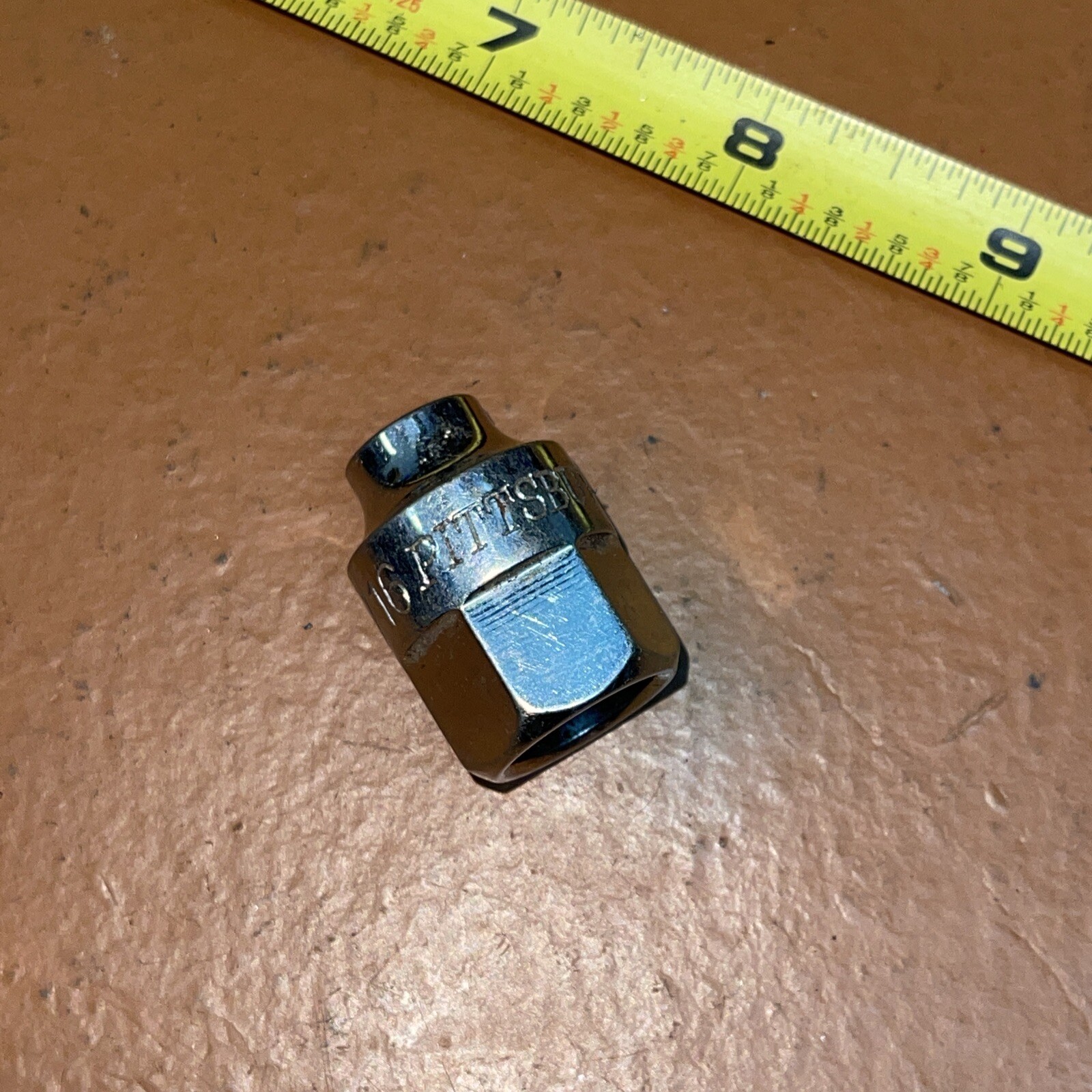 Pittsburgh 5/16 In SAE Pass Through Thru Socket 6 Point Lifetime Warranty
