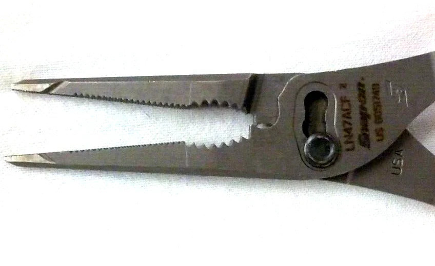 Snap On Tools BLACK 9″ Soft Grip Long Nose Slip Joint Pliers LN47ACF NEW USA