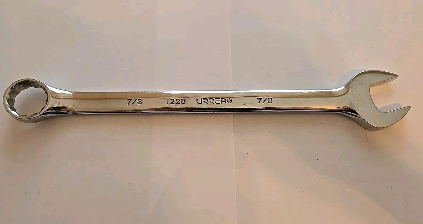 Urrea 7/8″ 22.2MM 12PT Chrome Combination Wrench 1228
