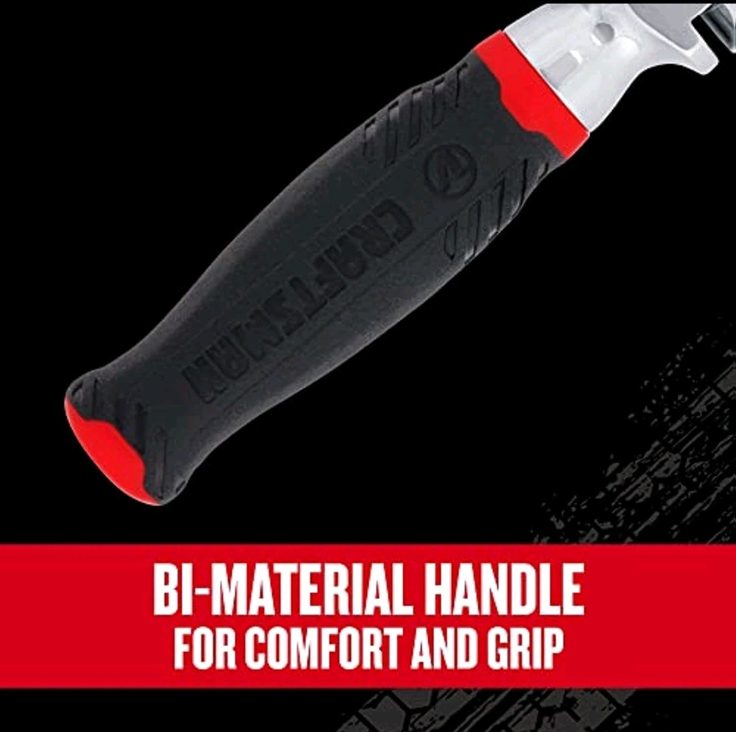 Craftsman V-SERIES Ratchet, 1/4 Inch Drive, 80-Tooth, Flexible Head Comfort Grip