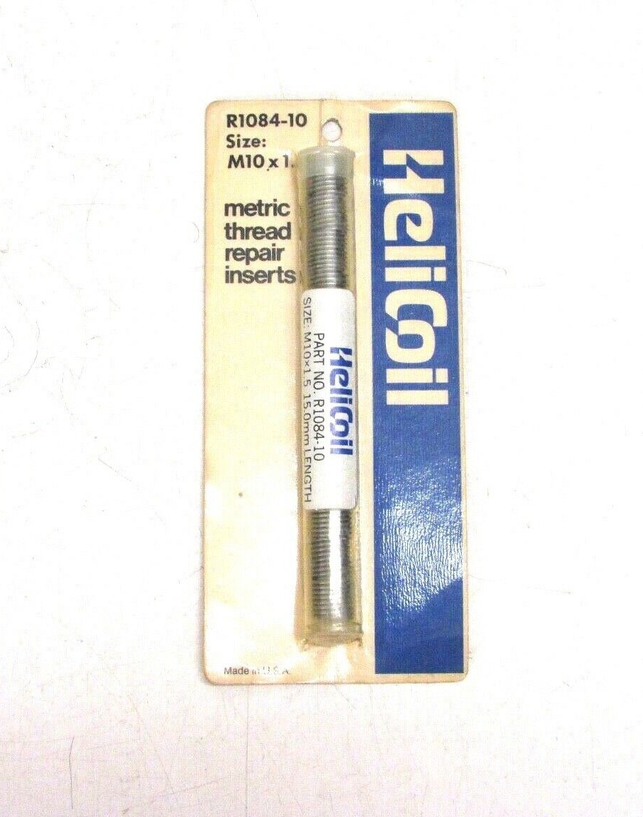 NEW! HeliCoil No. R1084-10 THREAD REPAIR INSERTS, SIZE M10 X 1.5 15.0mm LENGTH
