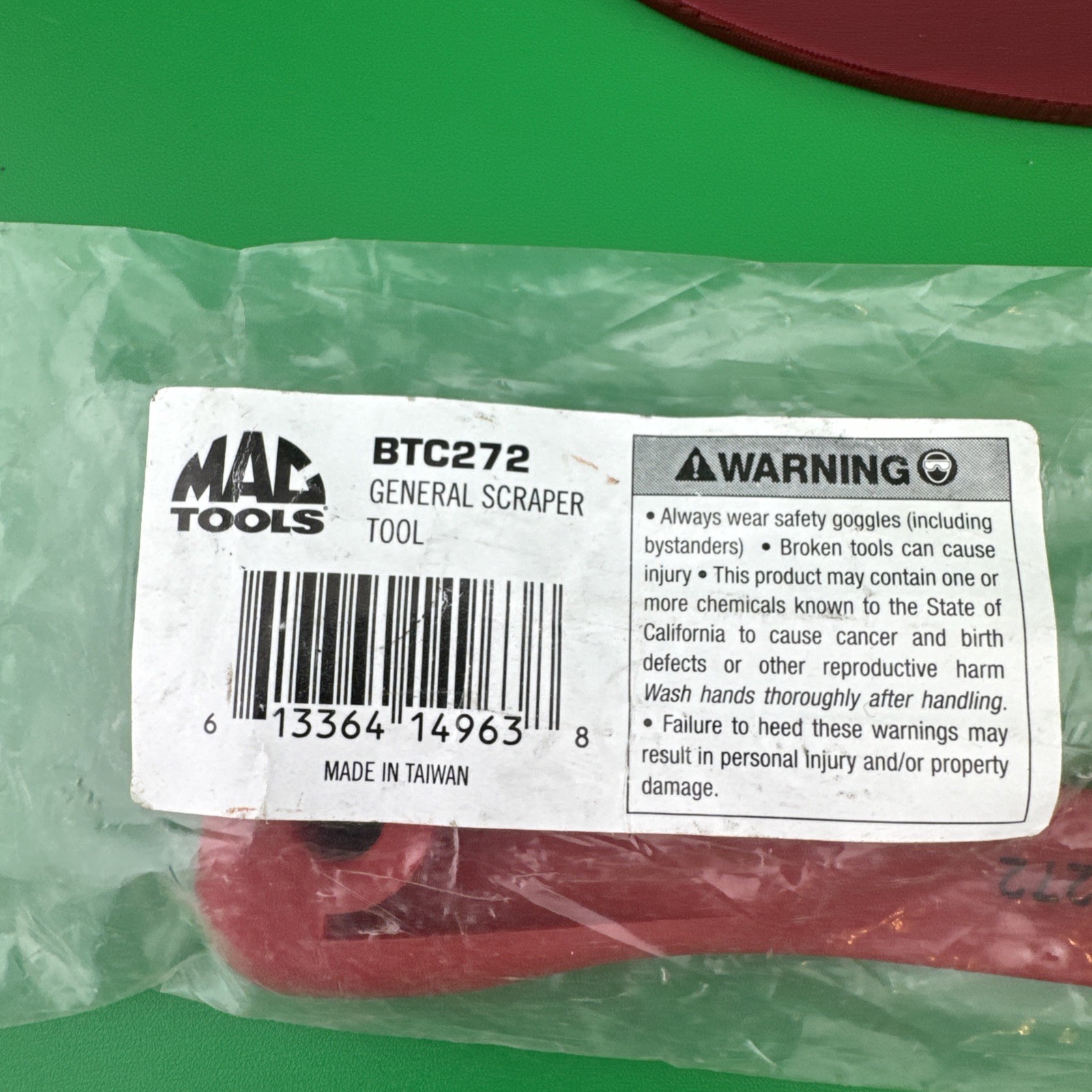 Mac Tools BTC272 General Scraper Tool