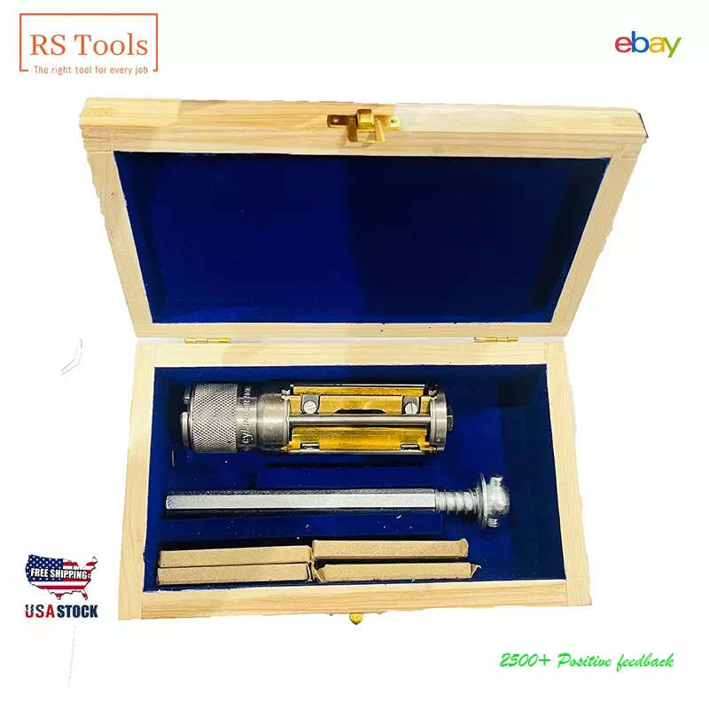 Cylinder Engine Hone Kit 45mm To 65mm Honing Machine + 4 set Honing Stones USA