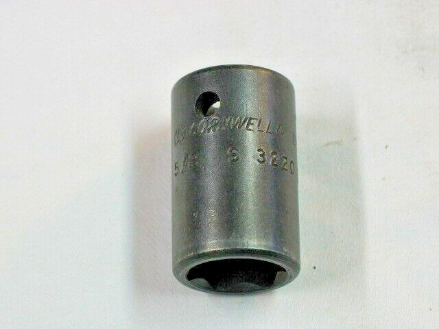 Cornwell Tools 1/2″ Drive 5/8″ 6 Point Shallow Impact Socket S3220PO