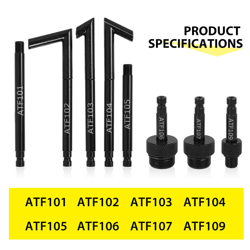 3L Transmission Oil Filling System Fluid Pump Manual Tool With 8pc ATF Adaptors