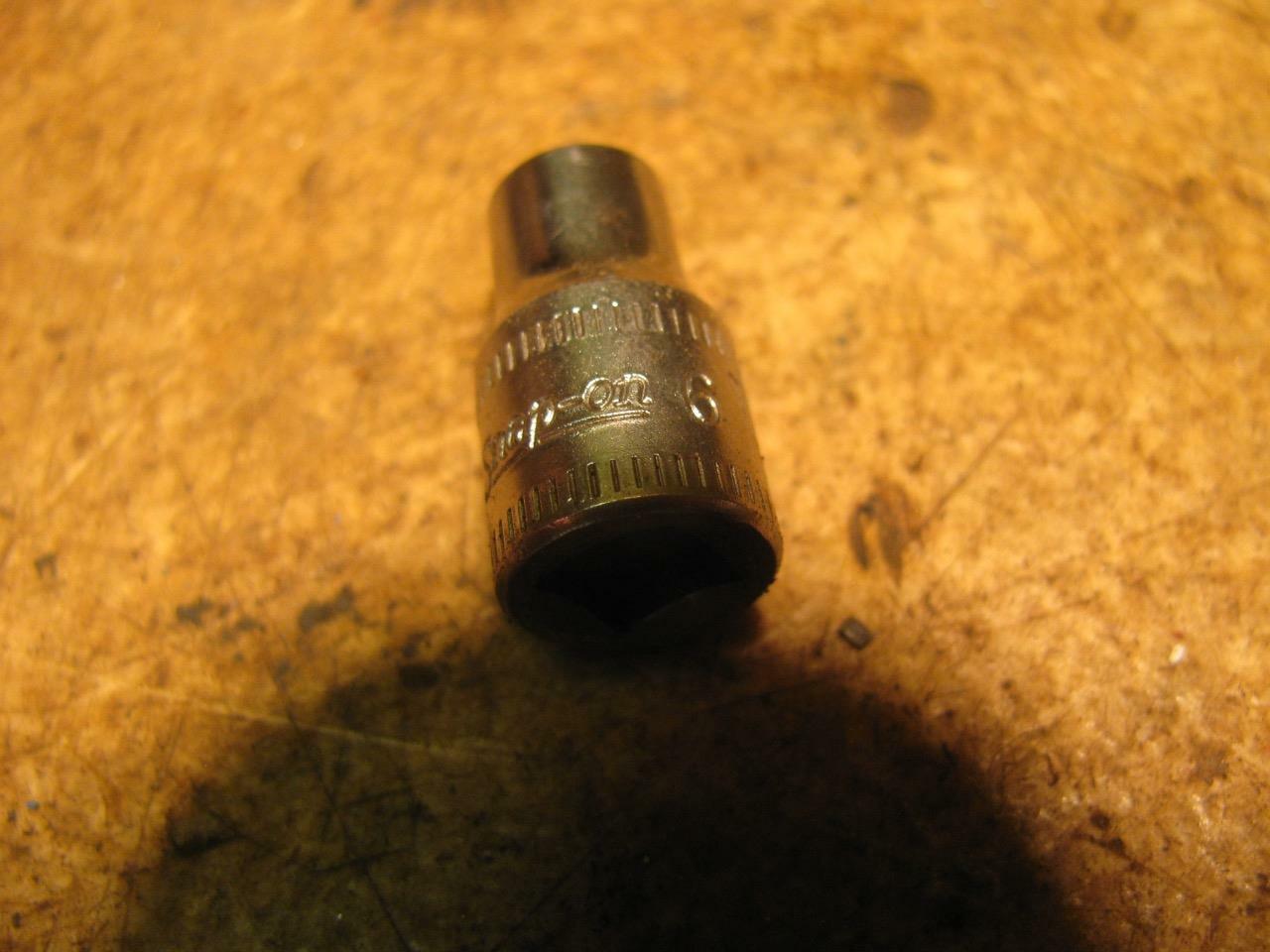 Snap On TMM6 6mm Metric Shallow Socket 1/4″ Drive