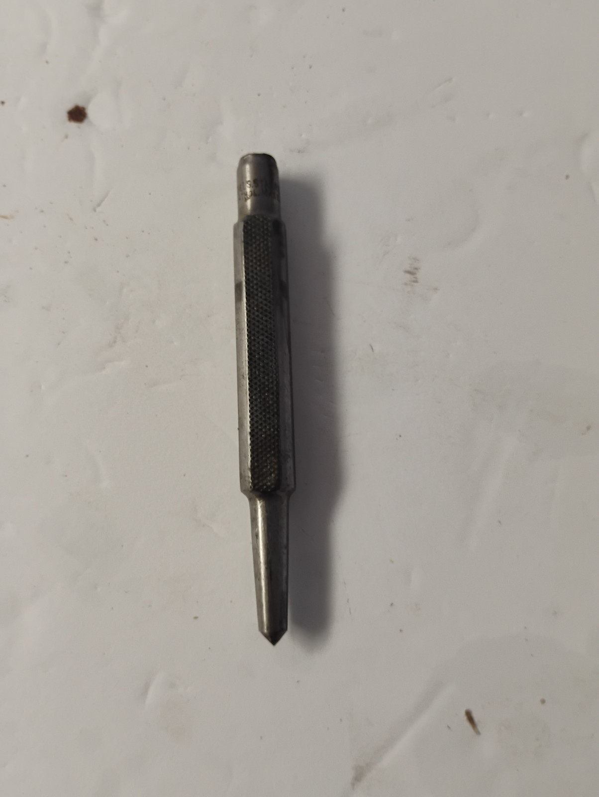L. S. Starrett 1/4” Center Punch Square Shank 4″ Long USA