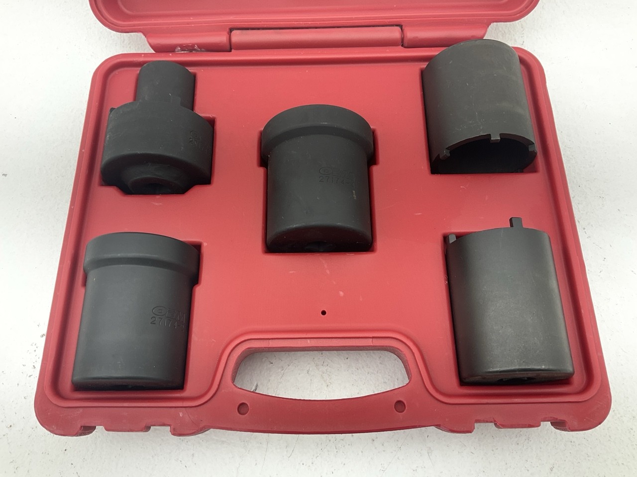 USED #42 OEM Tools 27174 1/2″ Drive 5-Piece 4WD Spindle Nut Remover Socket Tool