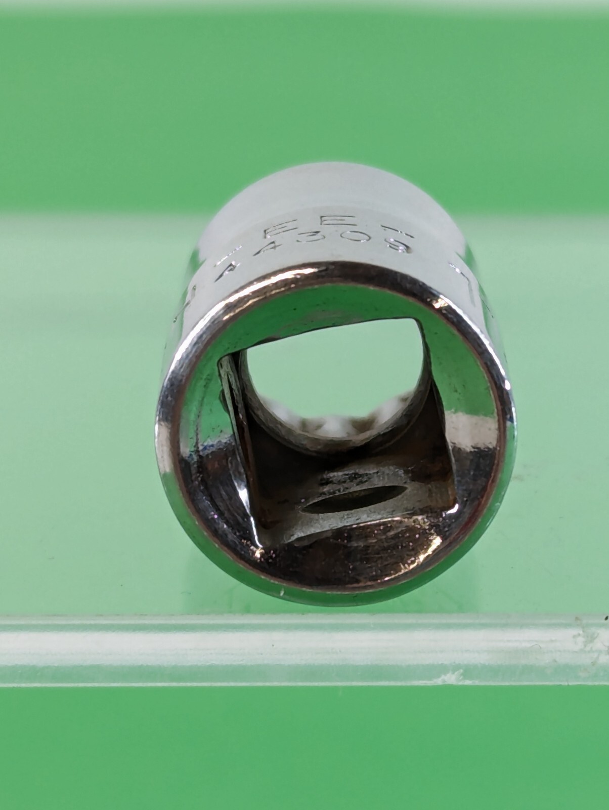 Craftsman USA 3/8in Drive 11mm Socket 12 Point Shallow Chrome Vintage 44309