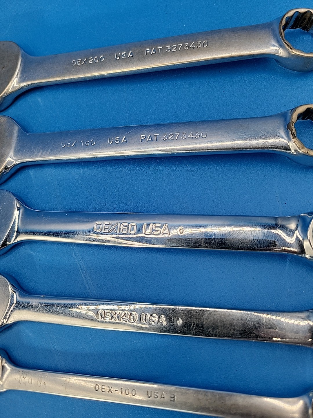 Snap-on Stubby Combination Wrench Set 5/16” to ⅝” 6mm to 19mm OEX 10 Pcs T-2-9