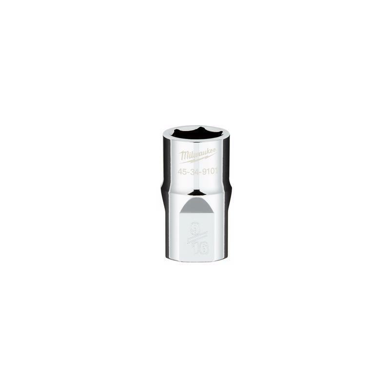 Milwaukee 9/16 in. X 1/2 in. drive SAE 6 Point Standard Deep Socket