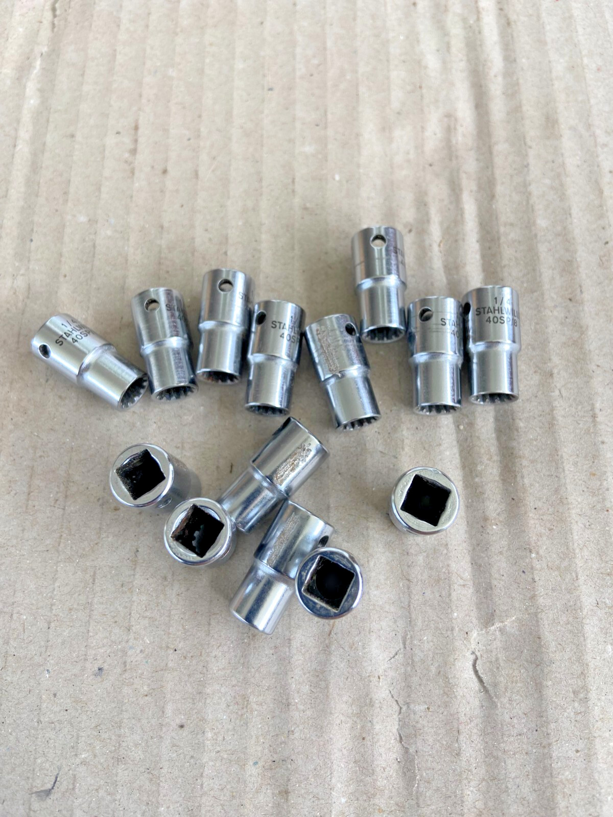1 x Stahlwille 40SP/8 1/4″ imperial socket 1/4″ drive German 12 point 1/4
