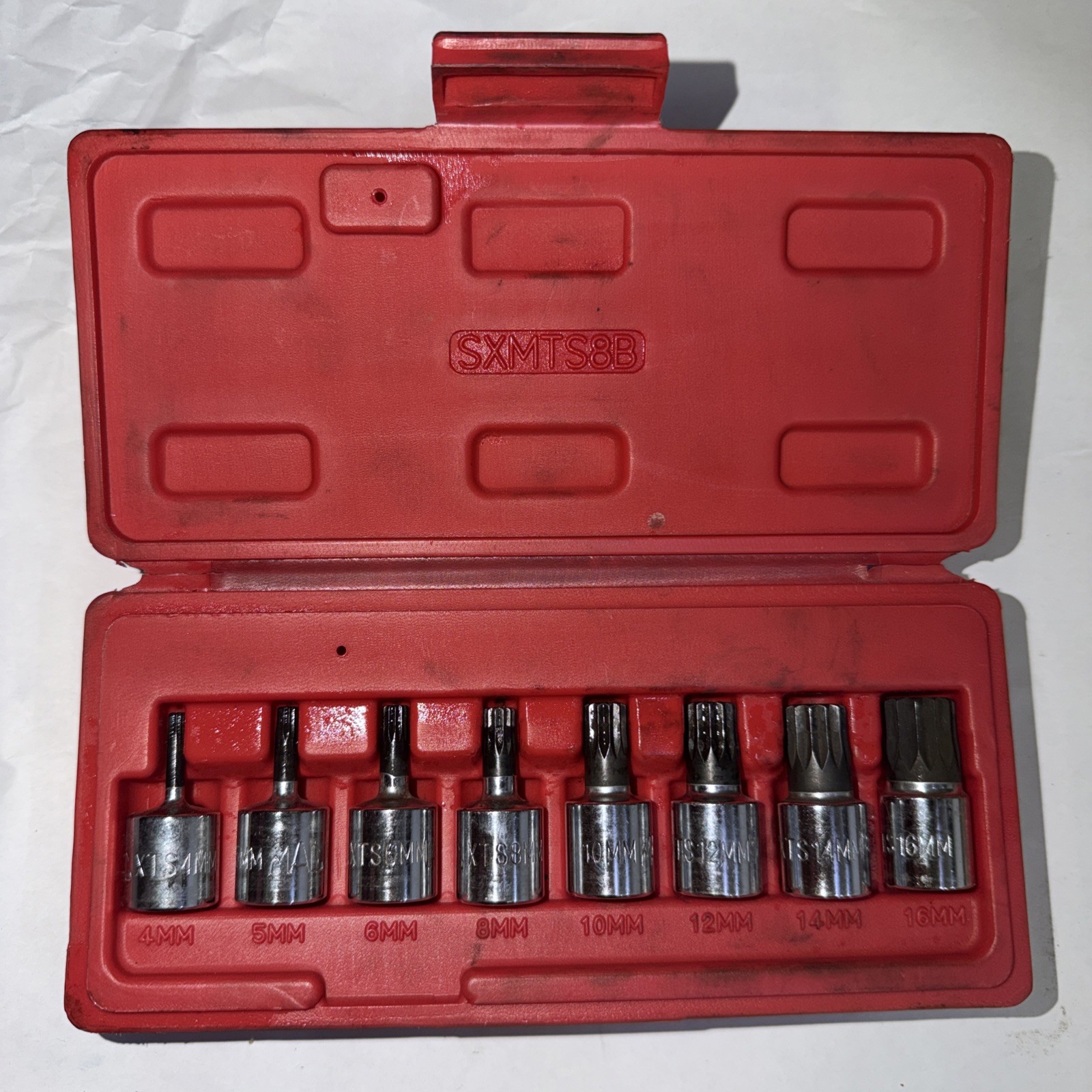 MacTools SXMTS8B 3/8″ Drive Metric Sockets Triple Square 4-6, 8, 10, 12, 14,16mm