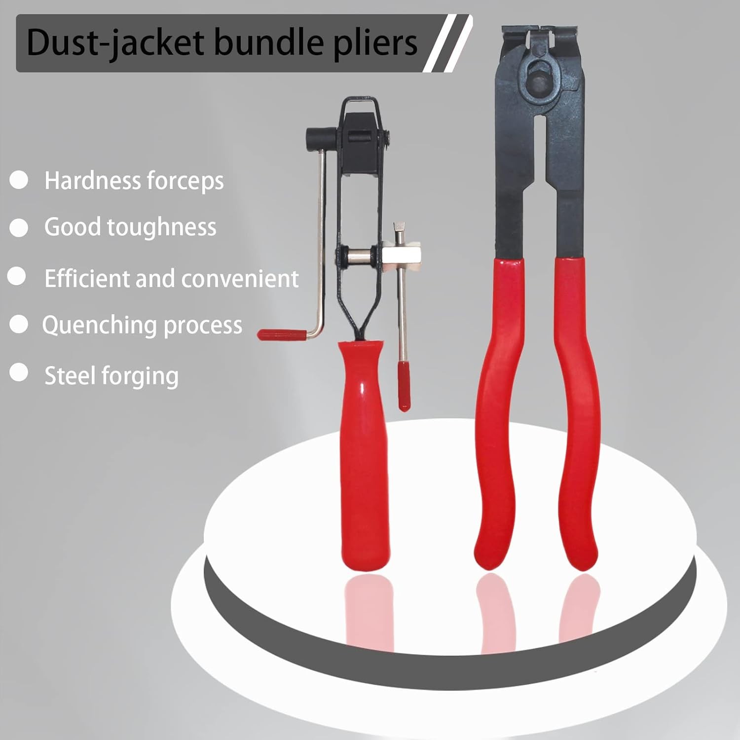 22 PCS CV Joint Boot Clamp Pliers Kit – With Crimp Bands & Tool Case for Cars
