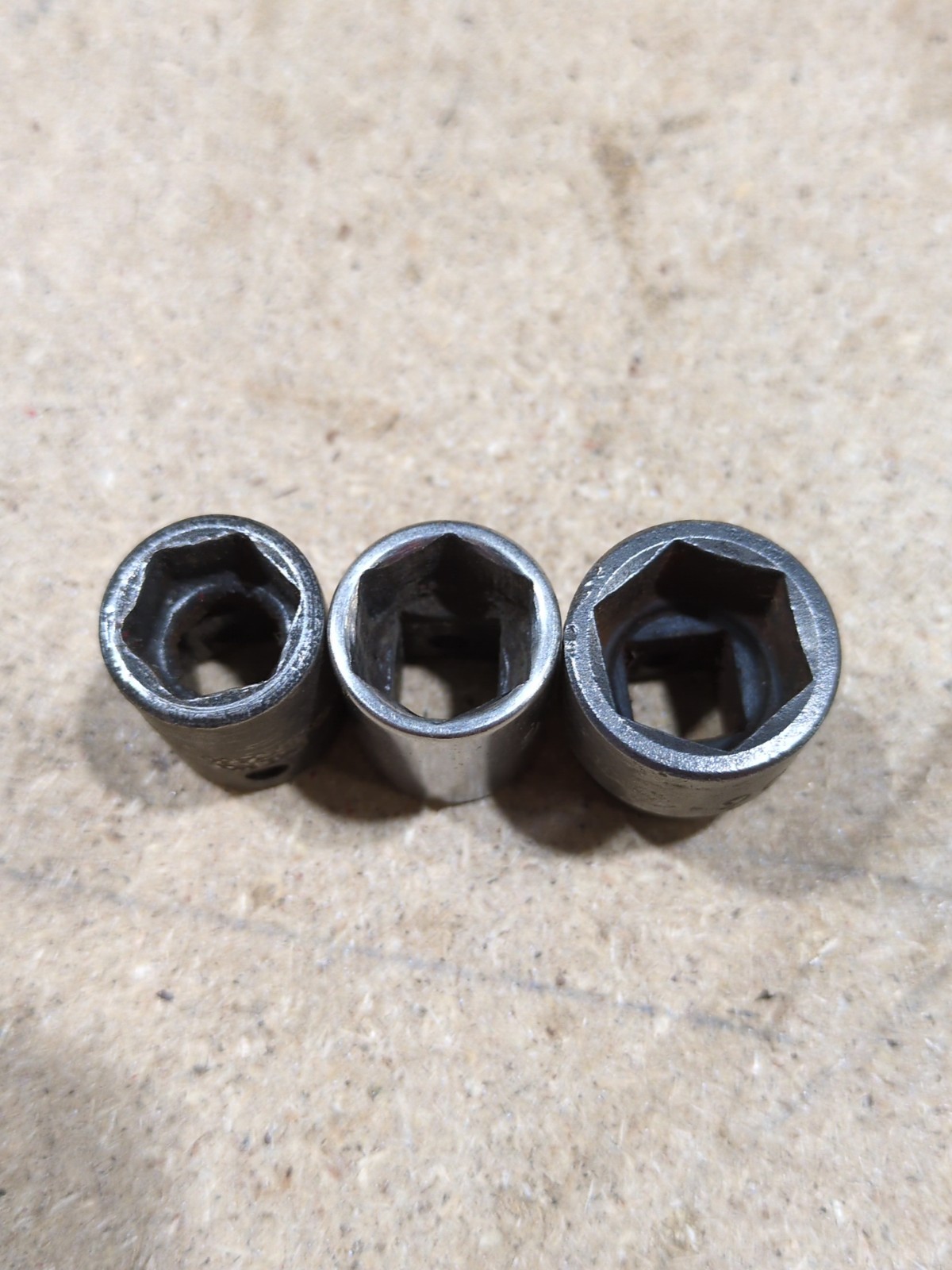 MAC Snap-on Tools 8pc. Shallow 3/8 Impact Socket Set 6 Point SAE 5/16 – 3/4 USA