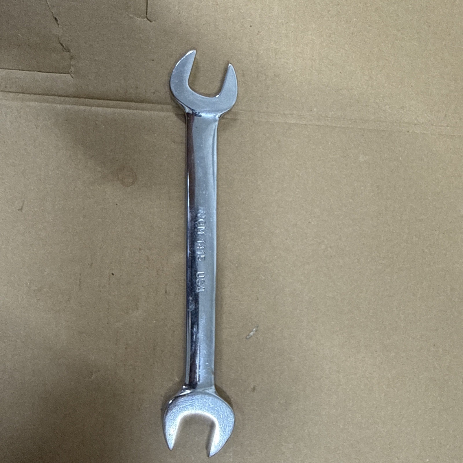 Snap-on 14mm x 15mm Double Open End Wrench VOM1415 USA VOM 1415