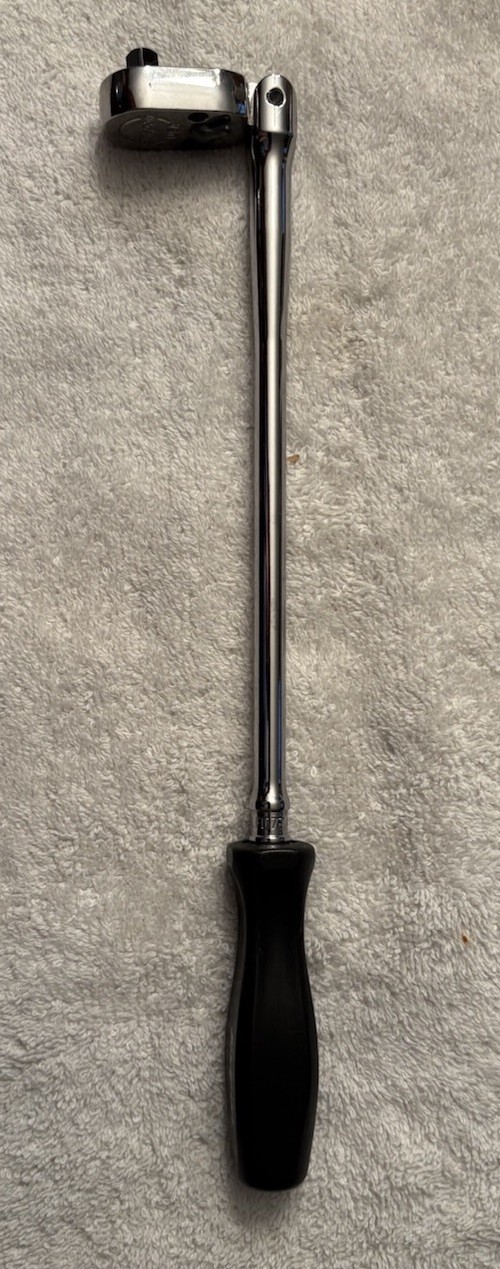 Snap On 1/4” Drive Flex Head Extra Long Hard Handle Ratchet