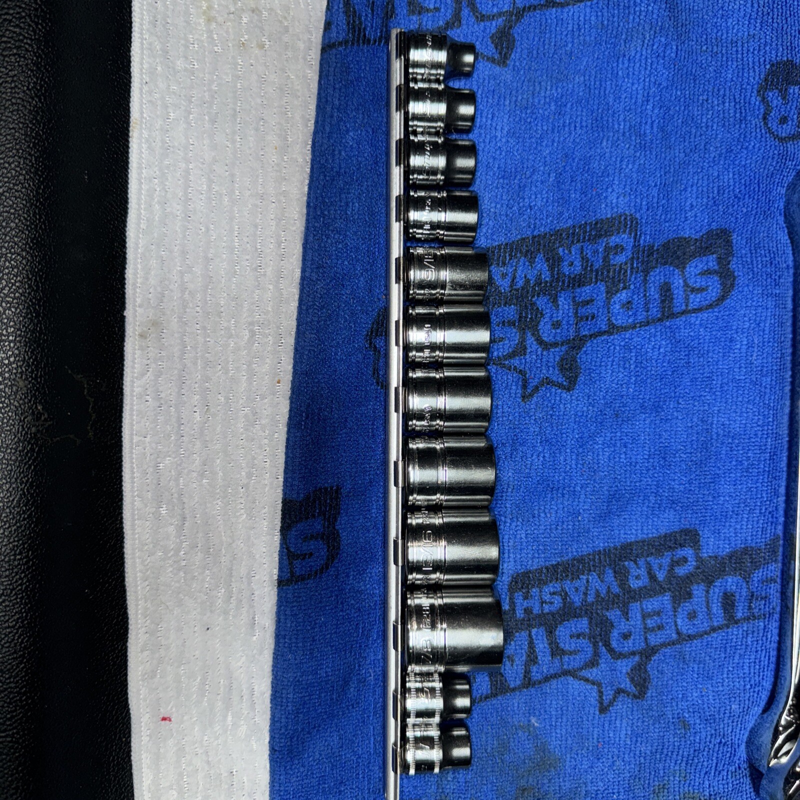 Snap On 3/8 Drive Socket. 7/8,13/16,3/4,11/16,5/8,9/16,1/2,7/16,3/8,5/16,10,11 M