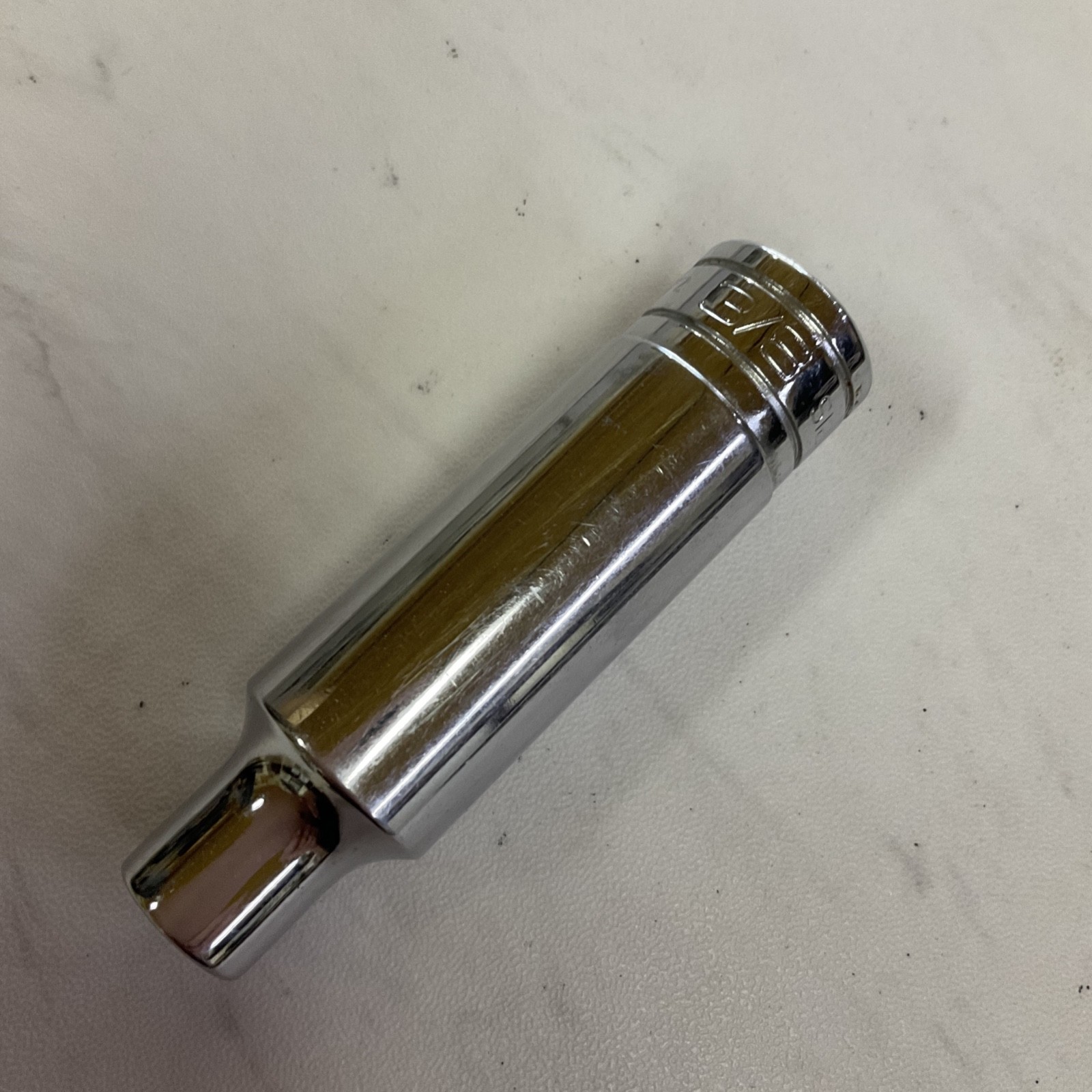 Snap-on S121 1/2″ Drive 3/8″ 12-Point SAE Deep Chrome Socket USA !SHIPS FREE!