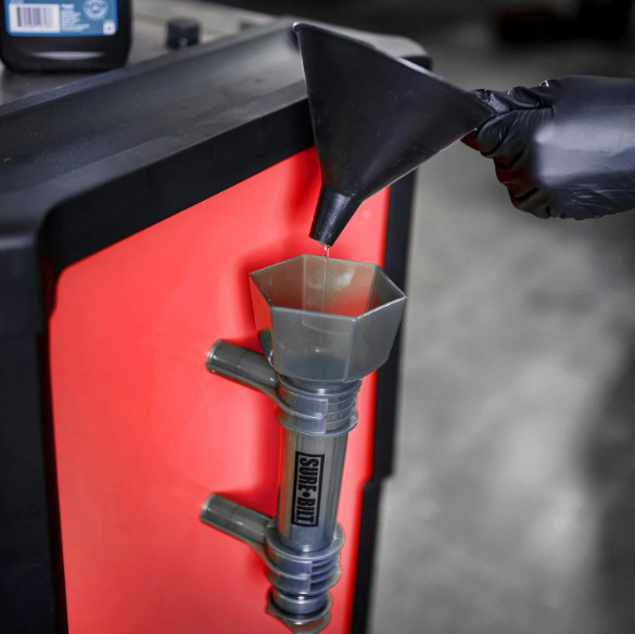 SureBilt Multi-Purpose Funnel Holder With Dual Magnetic Arms & End Cap