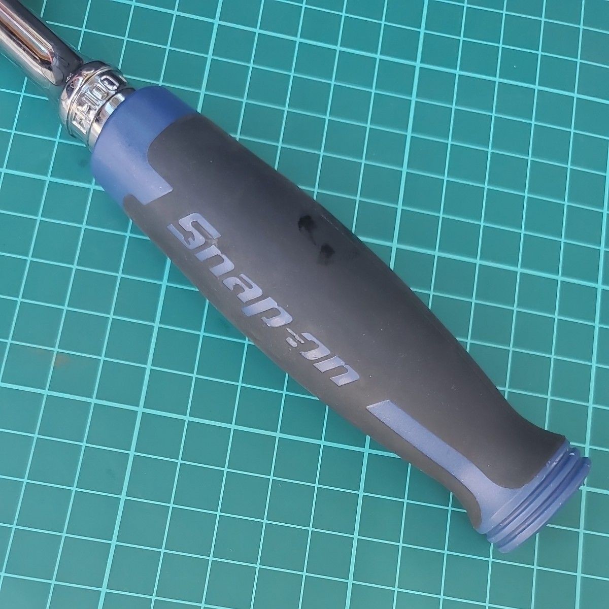Snap-on / FH100 Power Blue 3/8″ Drive Soft Grip Ratchet Unused From Japan Rare