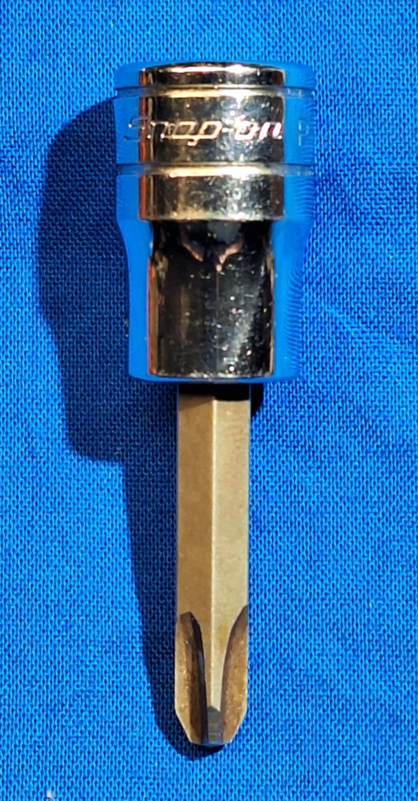 Snap-On FP32A 3/8″ drive #3 phillips socket long bit 1-1/4″ long