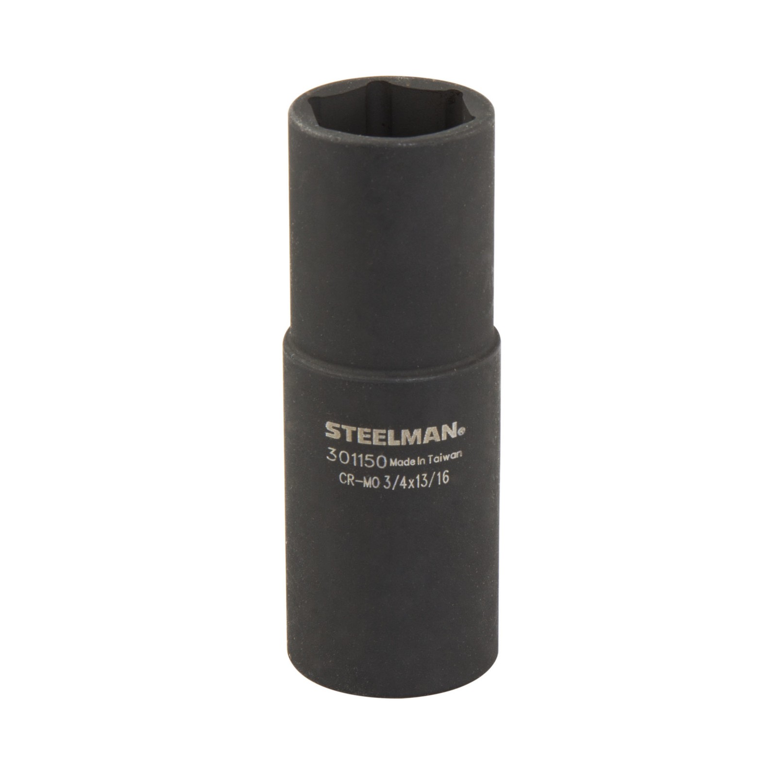 Steelman 1/2in. Drive 3/4 in. x 13/16 in. Dual Sided Flip Impact Socket 301150