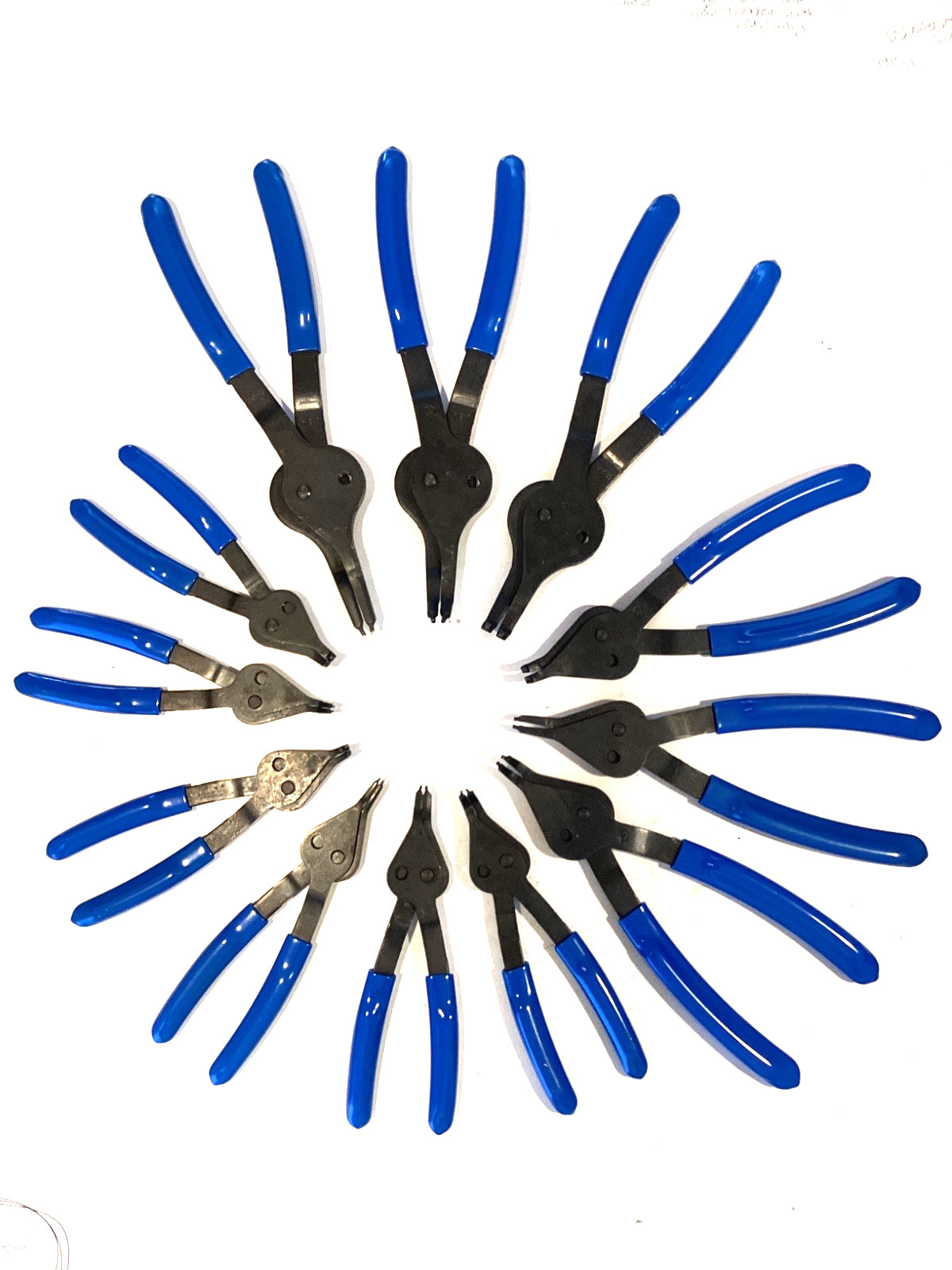 Cornwell Tools USA 12 Piece Convertible Snap Ring Pliers Set & Case ML43RA MINT