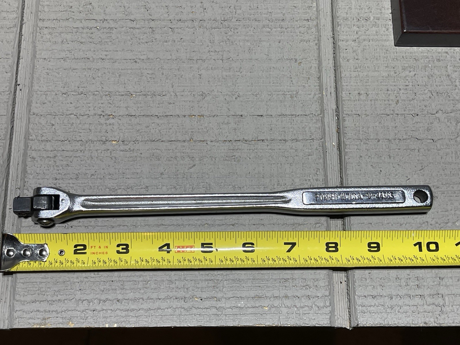 Vintage Craftsman 3/8 inch drive flex head breaker bar, -V- 44363 Forged in USA