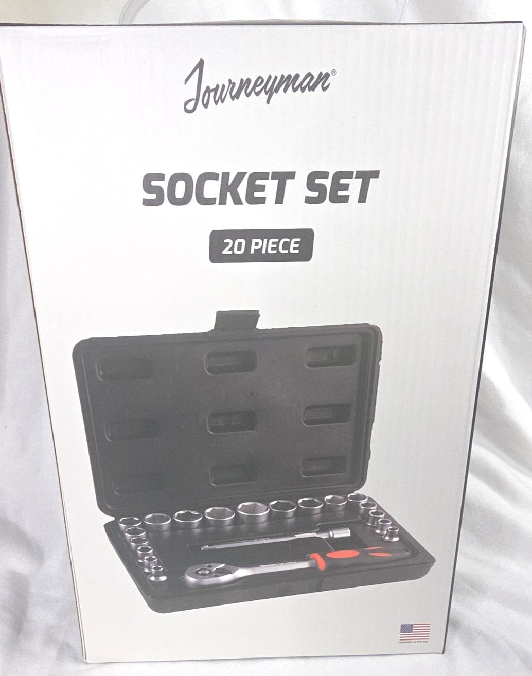 NIB Journeyman 20 Pc. Socket Set Mechanics Hand Tool Kit Ratchet Extension Case