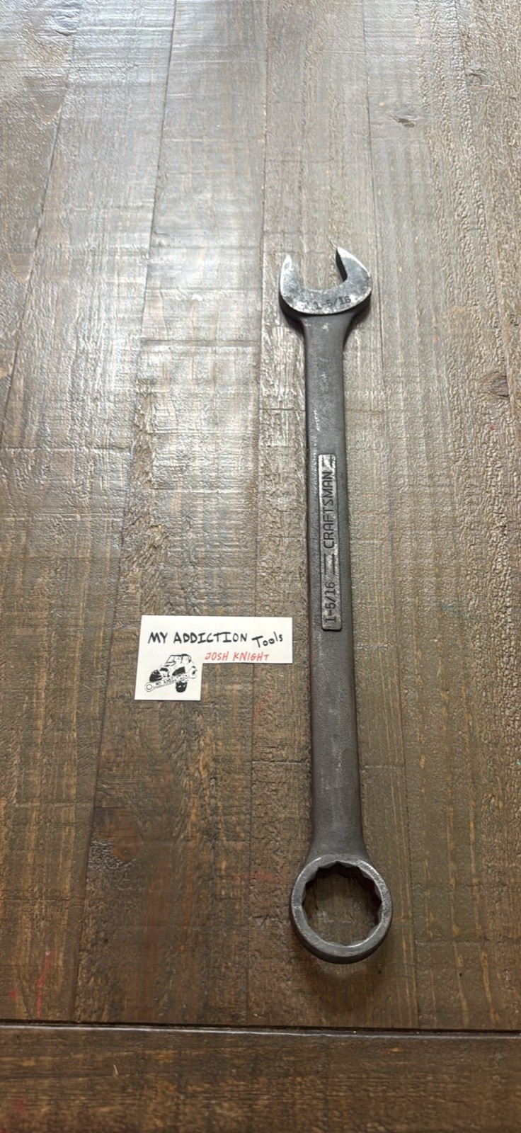 Craftsman 1-5/16” wrench large -v-44709 no owner markings