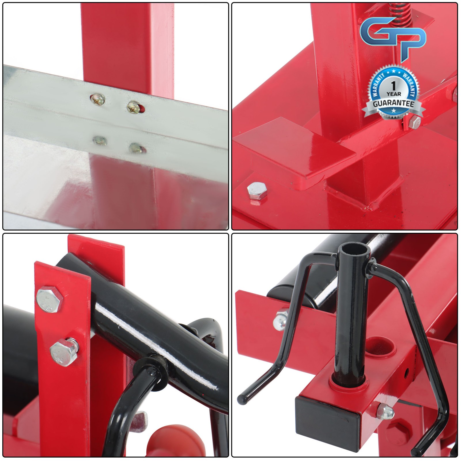 Heavy Duty Manual Car Tire Spreader Tire Changer Repair Tires Tool & Led Light