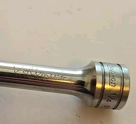 Snap On 3/8″ Drive 1/4″ 6PT Deep Chrome Socket SFS081